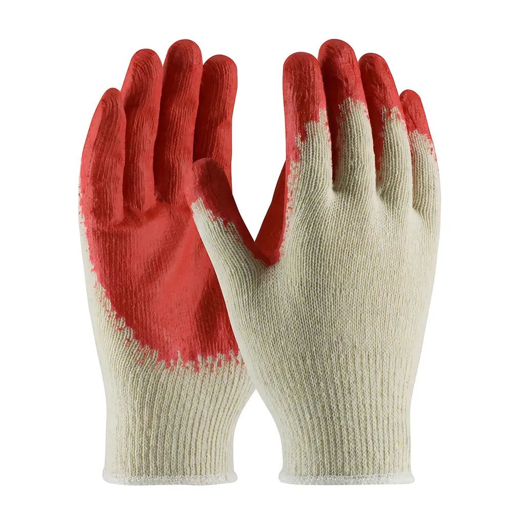 PIP 39-C121/L Economy Weight Seamless Knit Cotton/Polyester Glove with Latex Coated Smooth Grip on Palm & Fingers