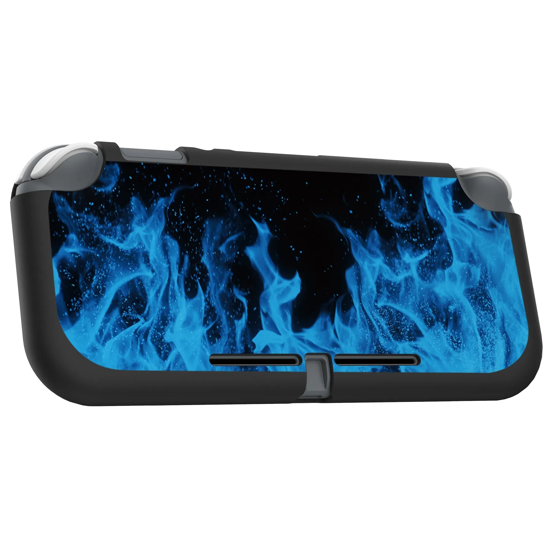 PlayVital Blue Flame Custom Protective Case for NS Switch Lite, Soft TPU Slim Case Cover for NS Switch Lite -  LTU6013