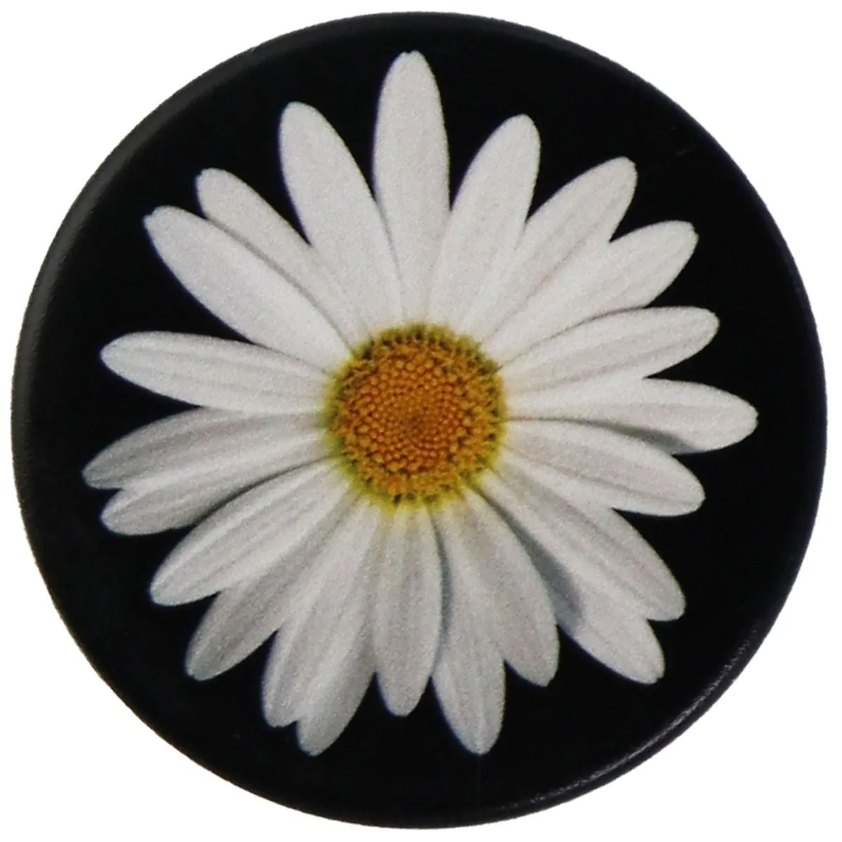 PopSockets PopGrip Swappable Top - White Daisy (Top ONLY/No Base)