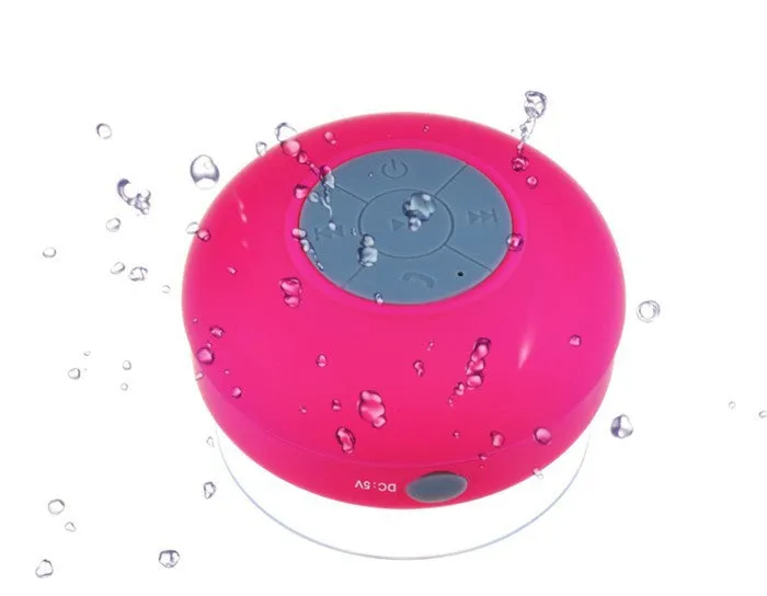 Portable Subwoofer Shower Waterproof Wireless Bluetooth Speaker Car Handsfree Receive Call Music Suction Mic For iPhone Samsung Phones