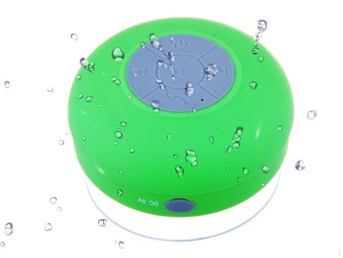 Portable Subwoofer Shower Waterproof Wireless Bluetooth Speaker Car Handsfree Receive Call Music Suction Phone Mic For iPhone