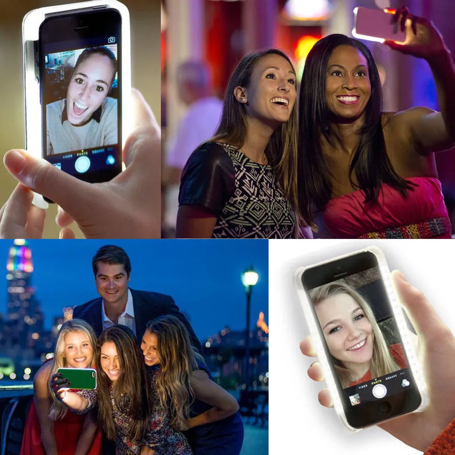 "Icons" LED Light Selfie Luminous Phone Case (iphone)