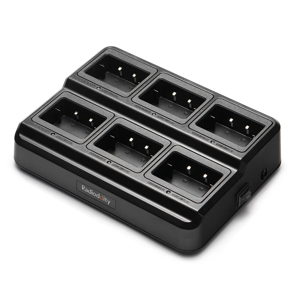 Radioddity GM-30 Six-Way Charger | Multi-Unit Charger Station | Bulk Charger