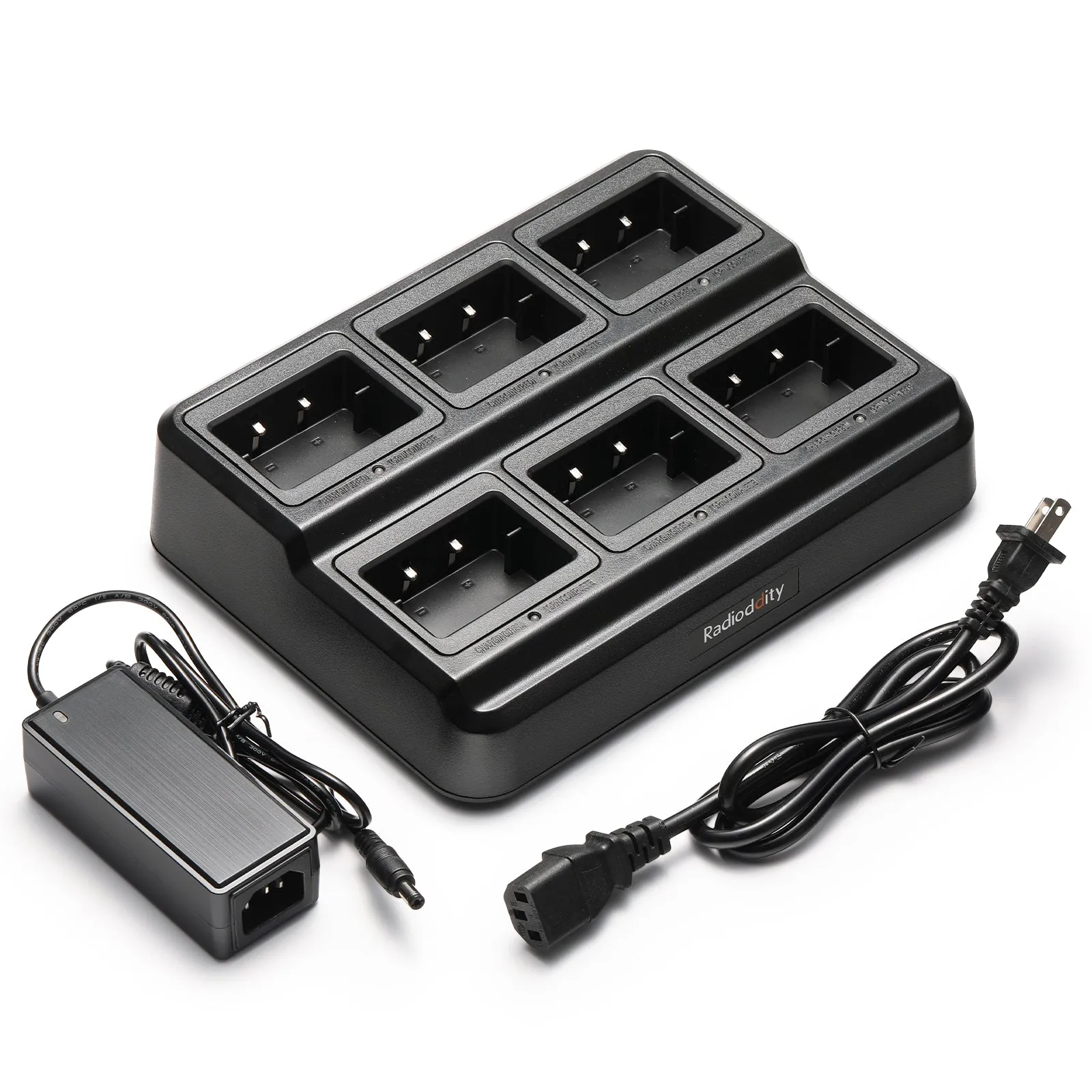 Radioddity GM-30 Six-Way Charger | Multi-Unit Charger Station | Bulk Charger