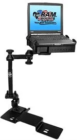 Ram Mounts Ram® No-Drill Laptop Mount with 4" Riser Dodge Ram 1500-5500 2008-2011