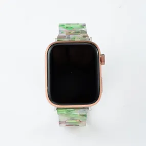 Resin Green Strap / Rose Gold Buckle - 38mm, 40mm, 41mm