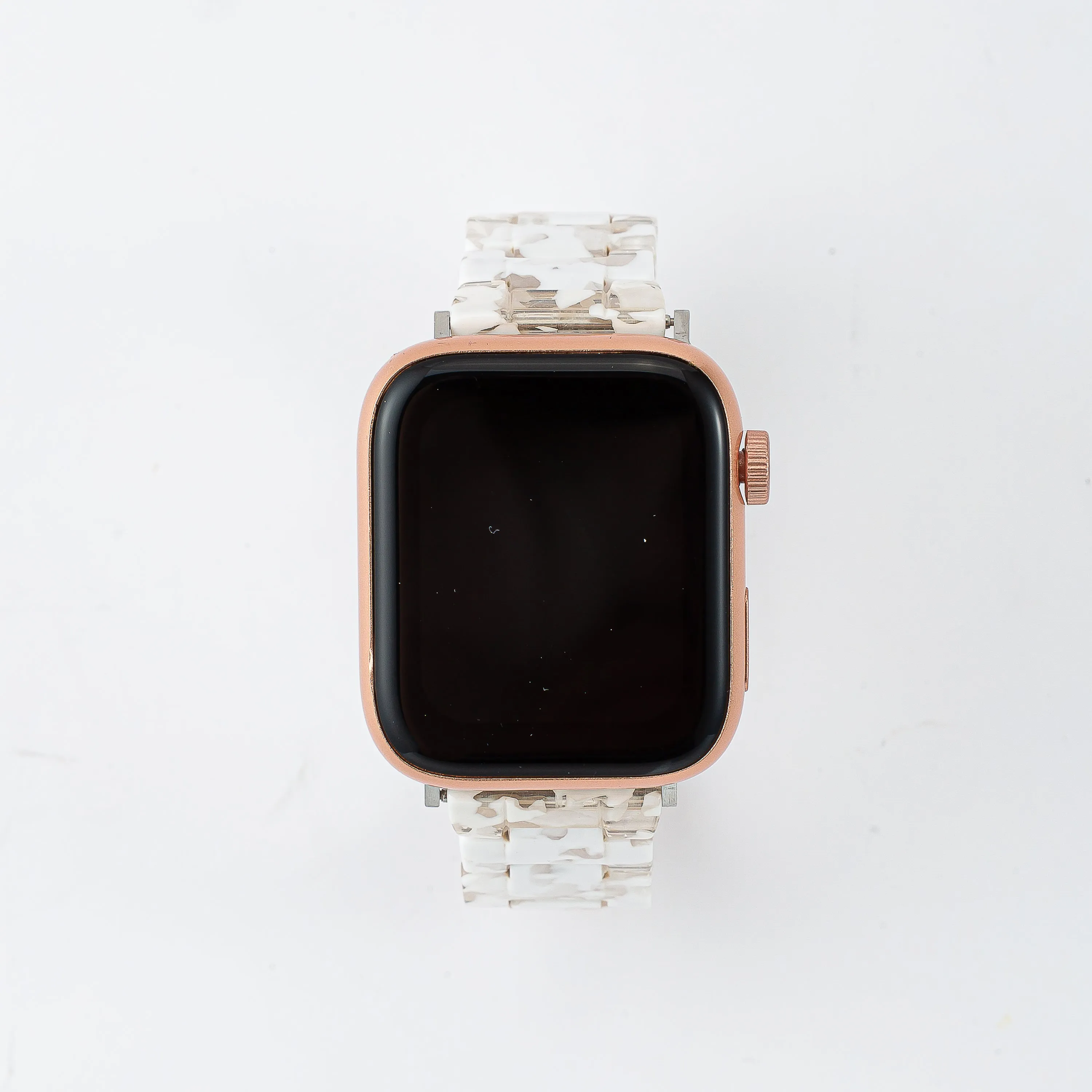 Resin Marble Strap / Rose Gold Buckle - 38mm, 40mm, 41mm