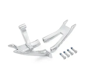 RIDER FOOTBOARD MOUNTS - 18  FL (CHROME)