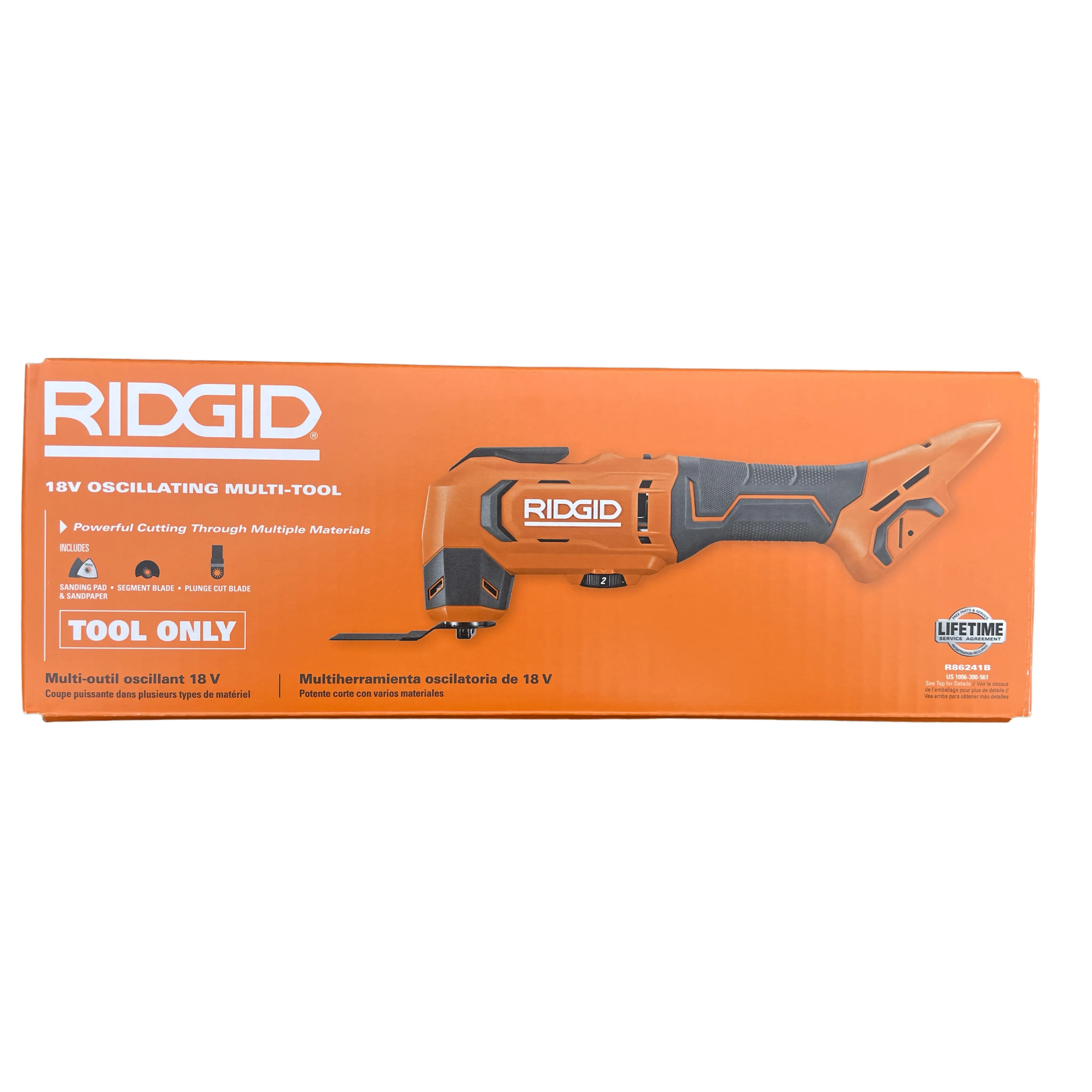 RIDGID 18-Volt Cordless Oscillating Multi-Tool (Tool Only)