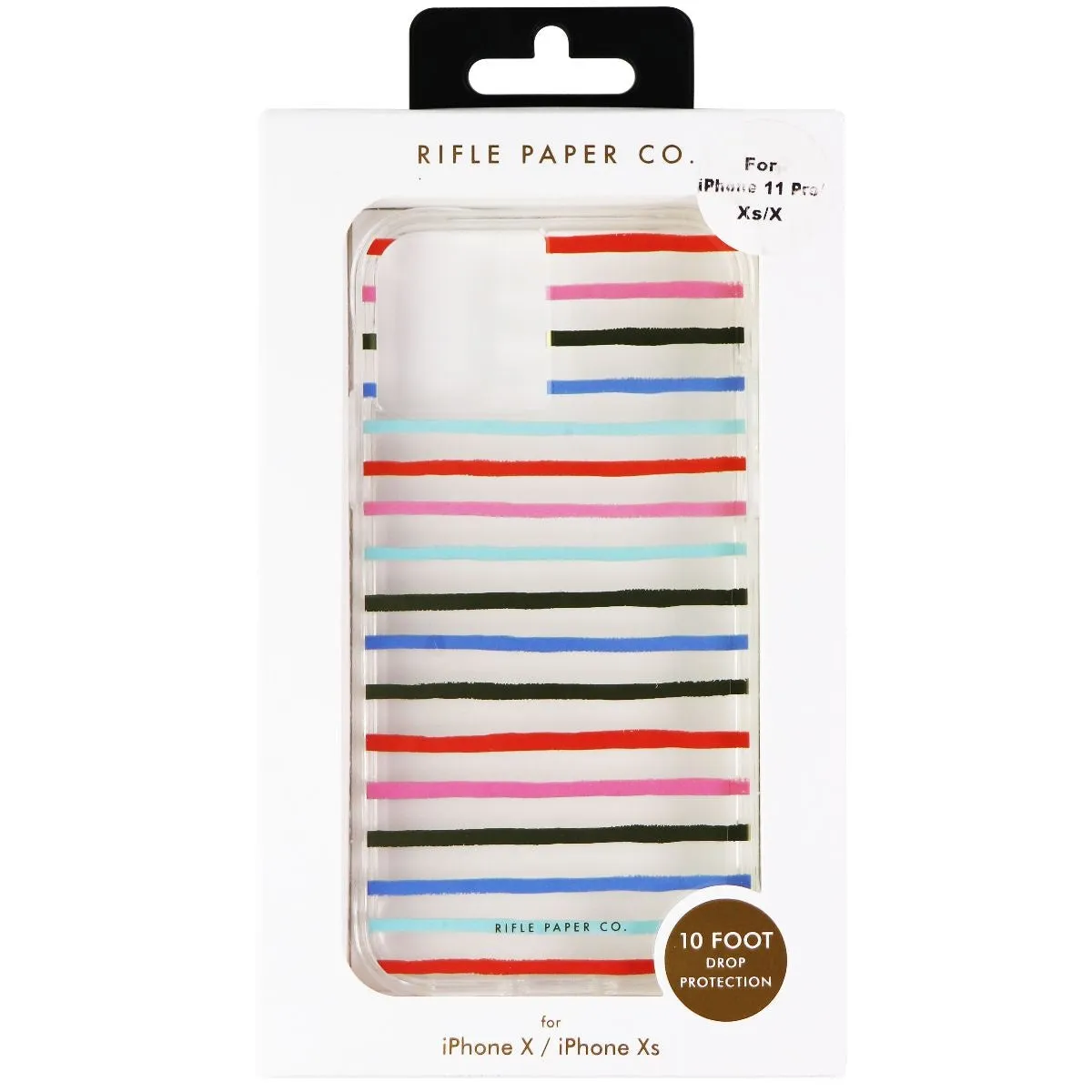 Rifle Paper CO. Case for iPhone 11 Pro - Happy Stripes w/Gold Foil Accents