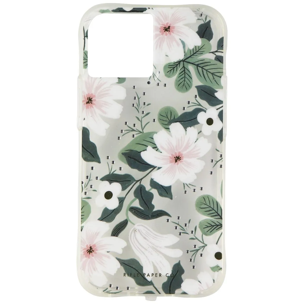 Rifle Paper Co Hardshell Case for iPhone 13 Mini - Willow Flowers/Clear