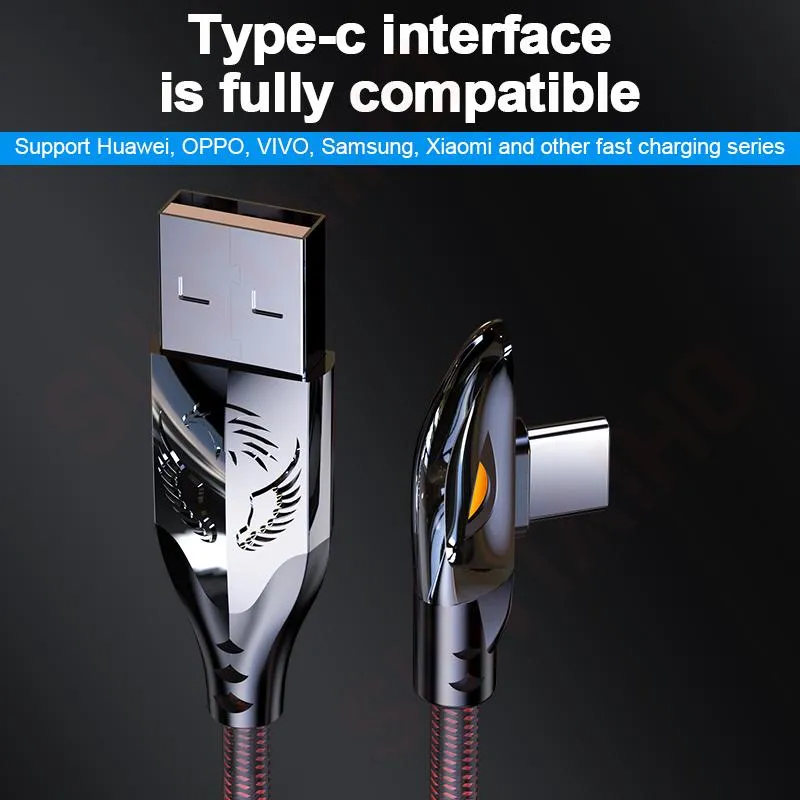 Right Angle Fast Charger Cable