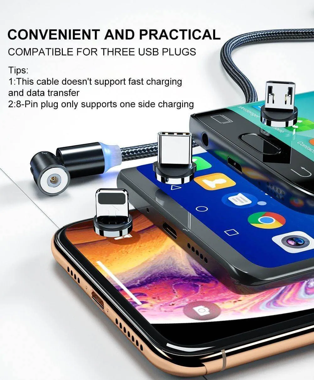 Rotatable Fast Charging Magnetic Cable