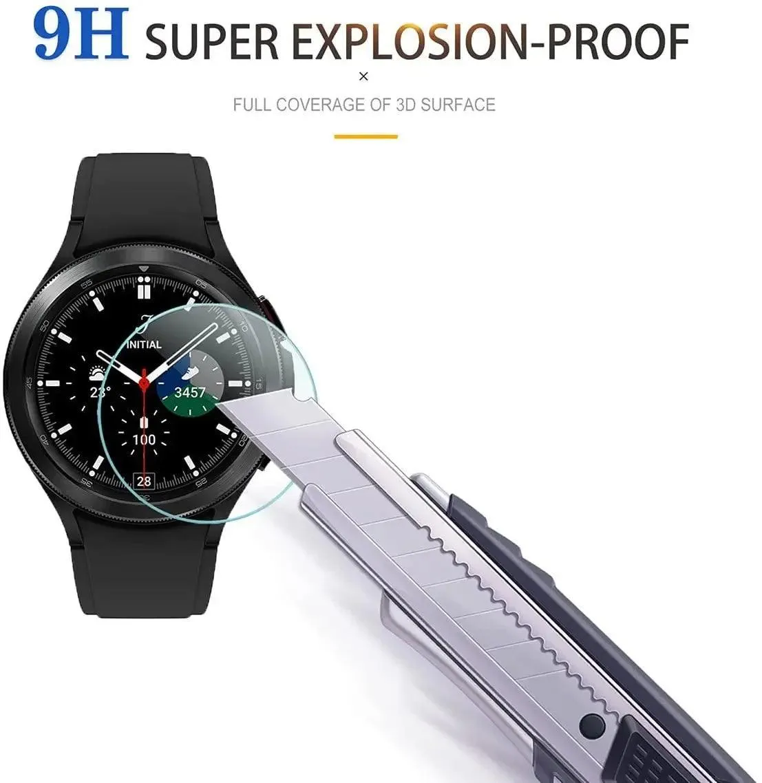 Samsung Galaxy Watch HD Tempered Glass Protector: Ultimate Clarity & Protection