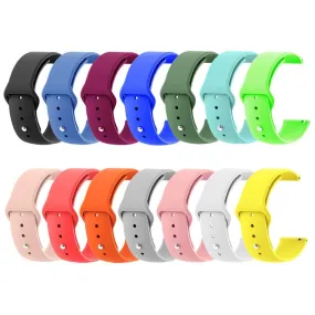 Silicone Button Style Watch Straps Compatible with Xiaomi Band 8 Pro