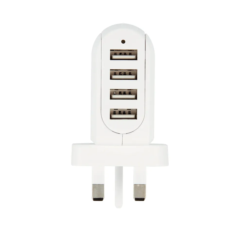 Skross 4-Port USB Charger UK