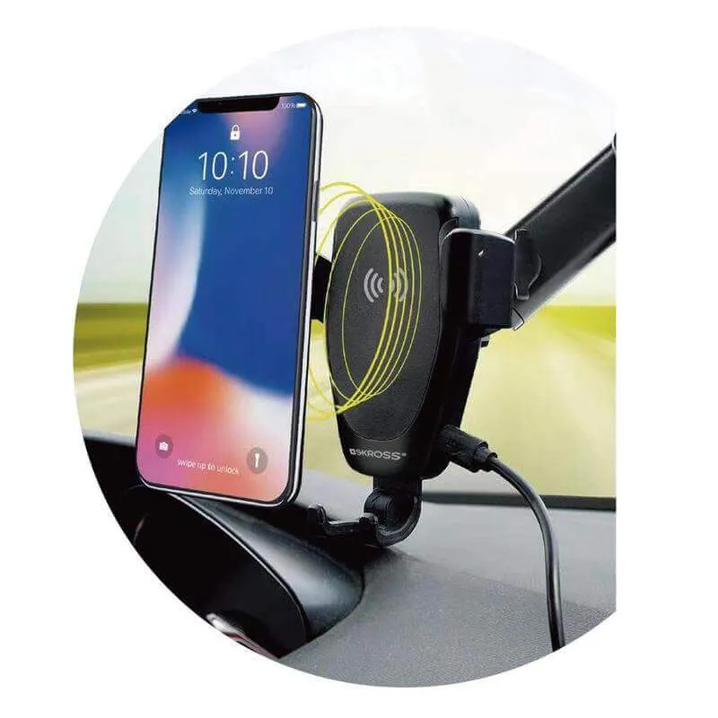 SKROSS Car Holder & Wireless Charger