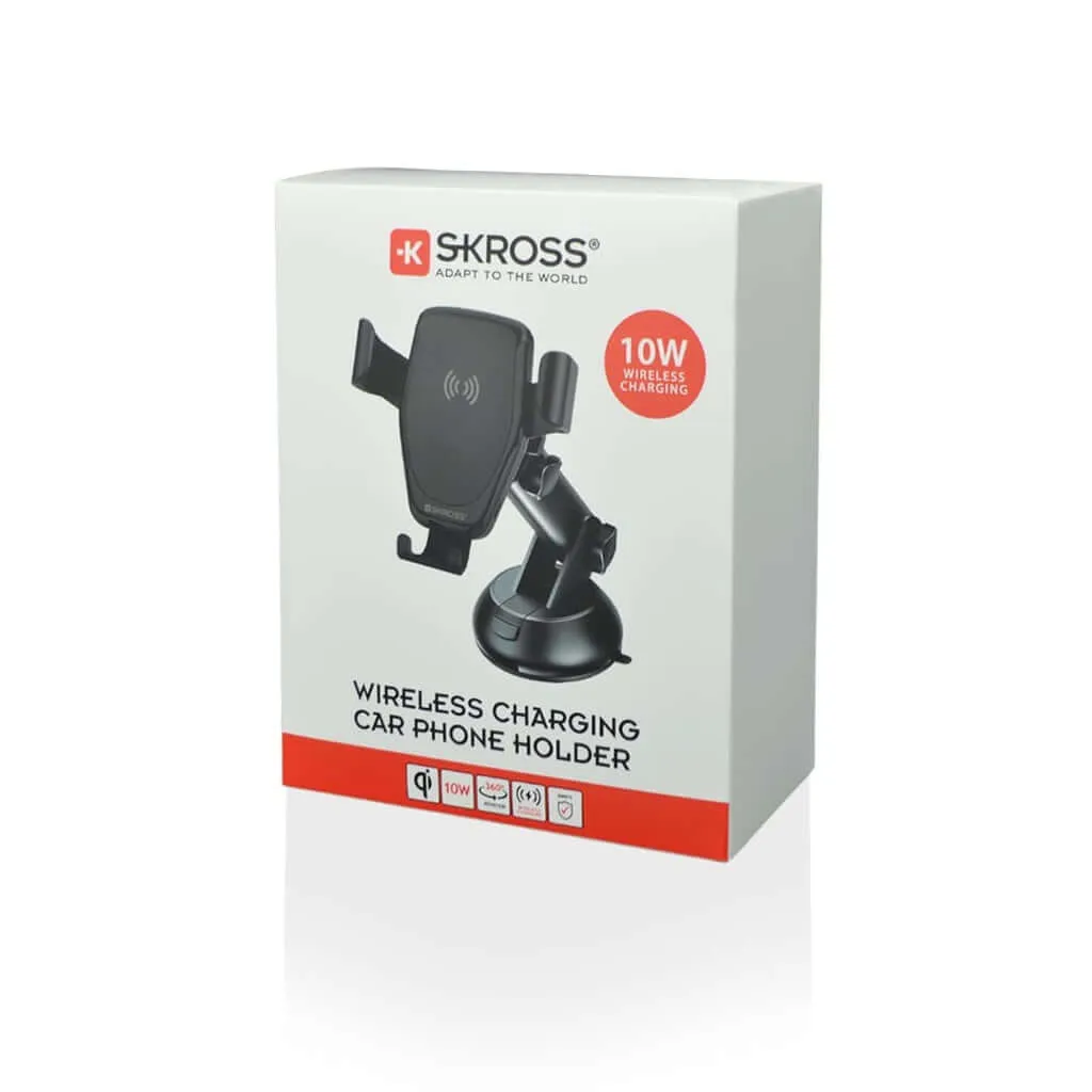 SKROSS Car Holder & Wireless Charger