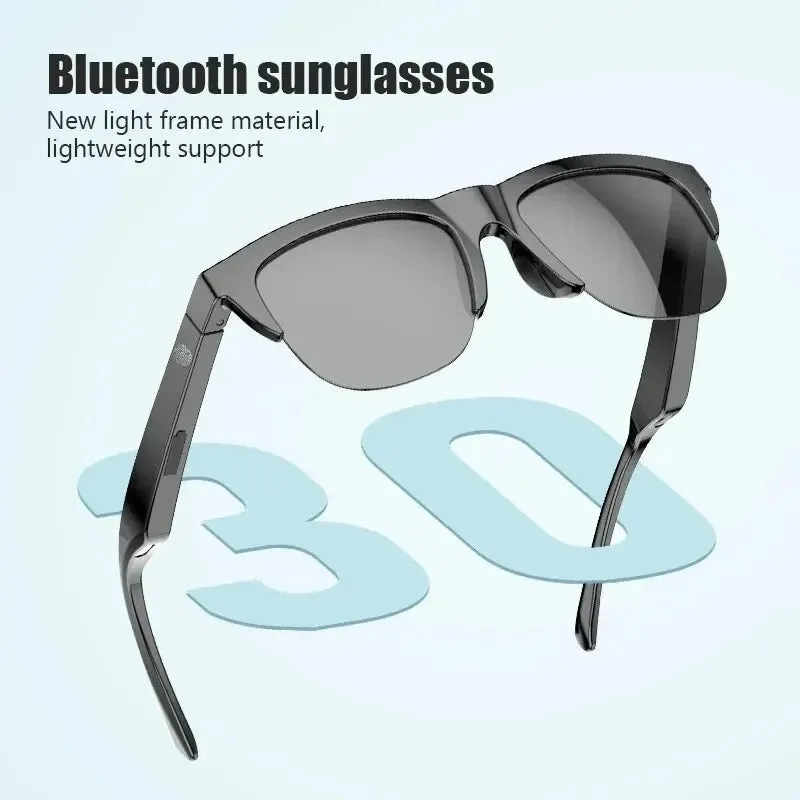 Smart Bluetooth Wireless Stereo Headphone Sunglasses