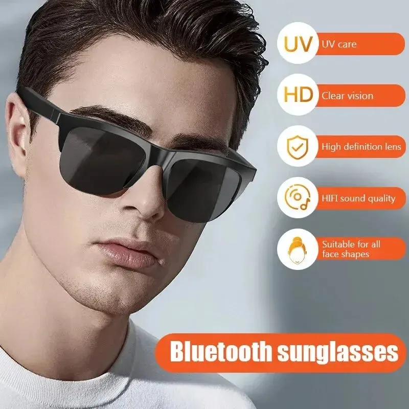 Smart Bluetooth Wireless Stereo Headphone Sunglasses