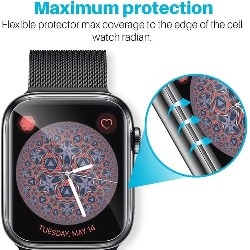 Smart Watch Screen Protector Hydrogel Film For Apple Watch 4 5 6SE 7 8