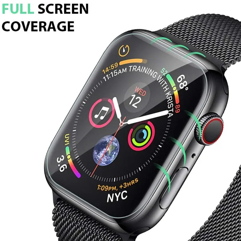 Smart Watch Screen Protector Hydrogel Film For Apple Watch 4 5 6SE 7 8