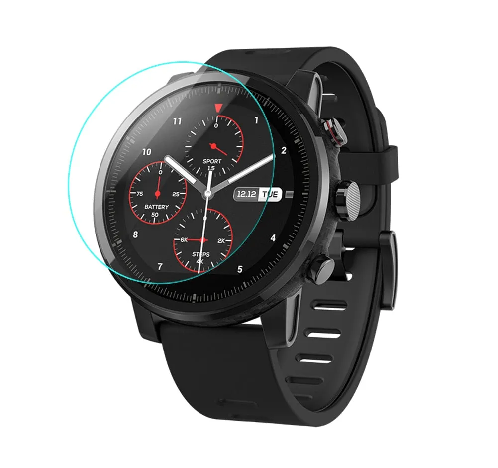 Smart Watch Screen Protector Tempered Glass For Garmin Samsung Casio