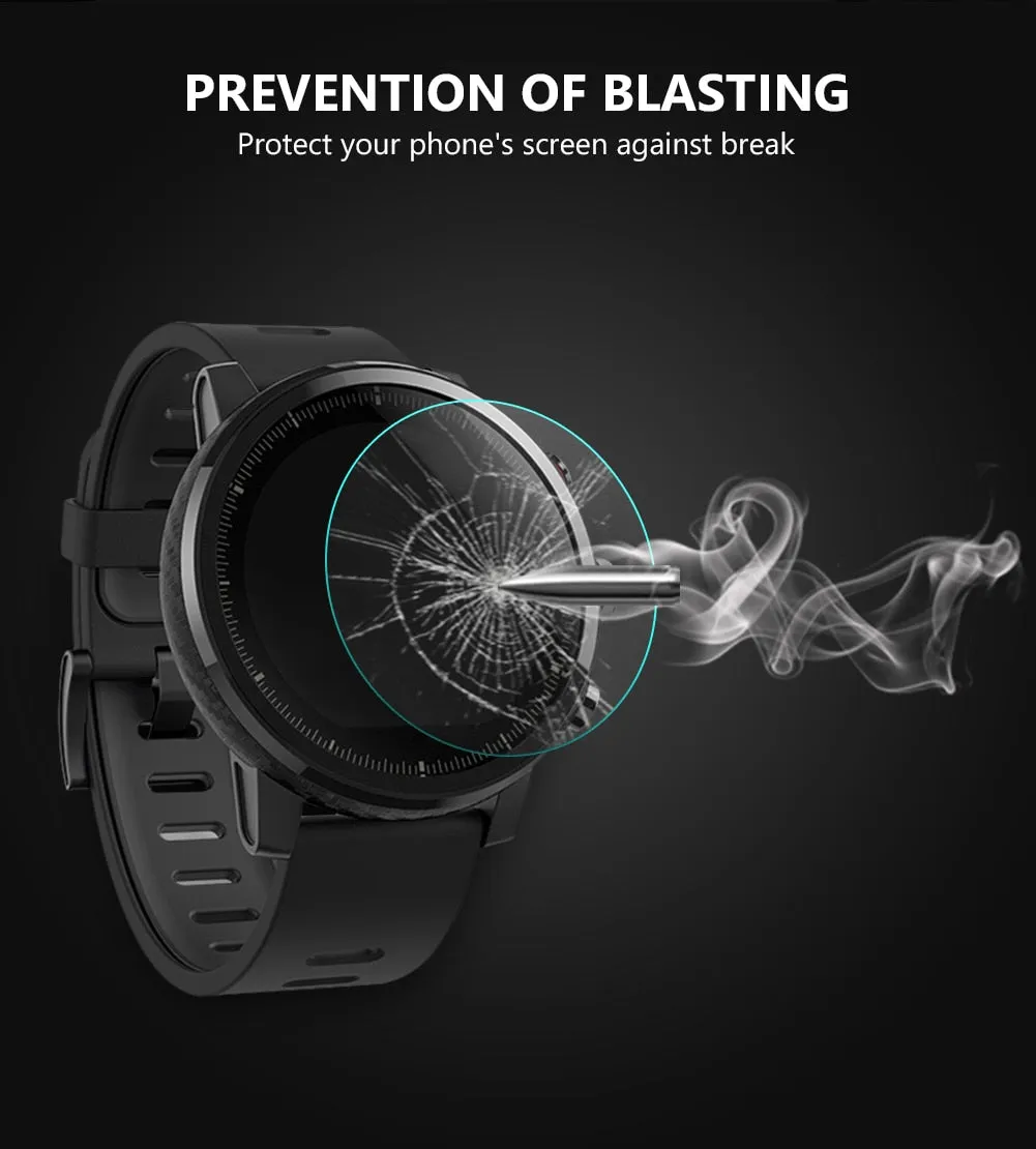 Smart Watch Screen Protector Tempered Glass For Garmin Samsung Casio