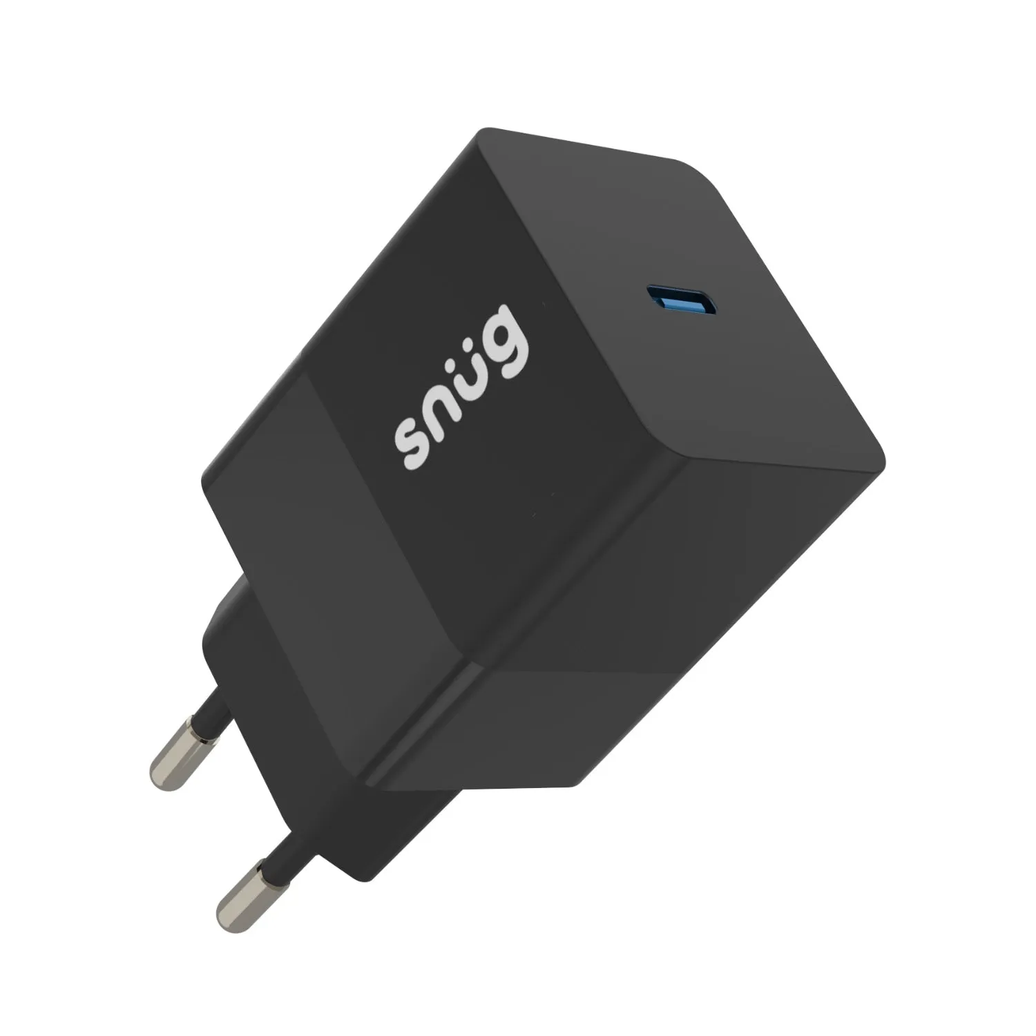 Snug 1 Port PD Home Charger With Cable - 45W - Black (SNPW-1PD45PRTCB)