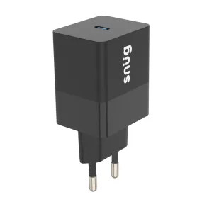 Snug 1 Port PD Home Charger With Cable - 45W - Black (SNPW-1PD45PRTCB)