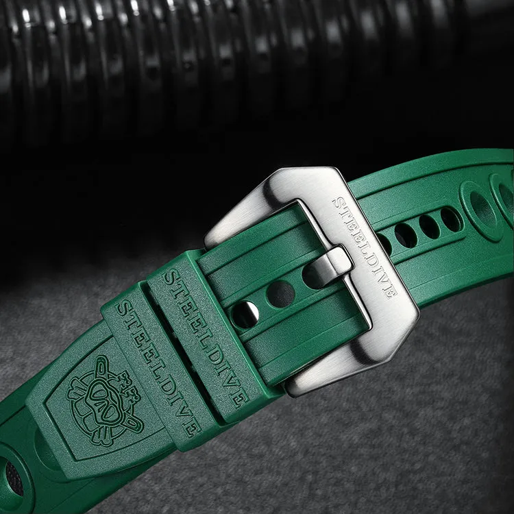 Steeldive Hole Rubber Watch Strap Watch Band