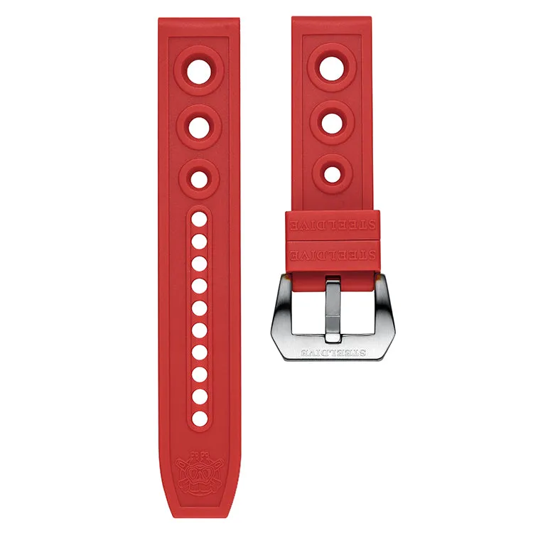 Steeldive Hole Rubber Watch Strap Watch Band