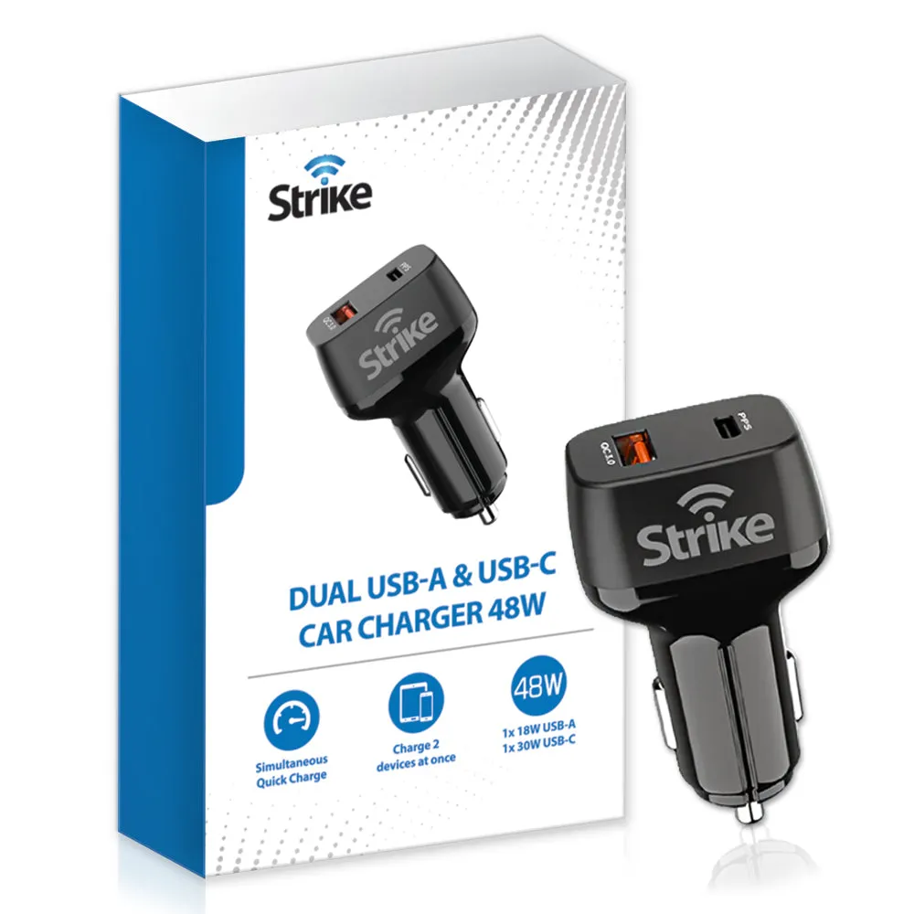 Strike Twin USB Car Charger