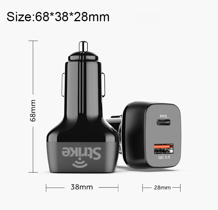 Strike Twin USB Car Charger