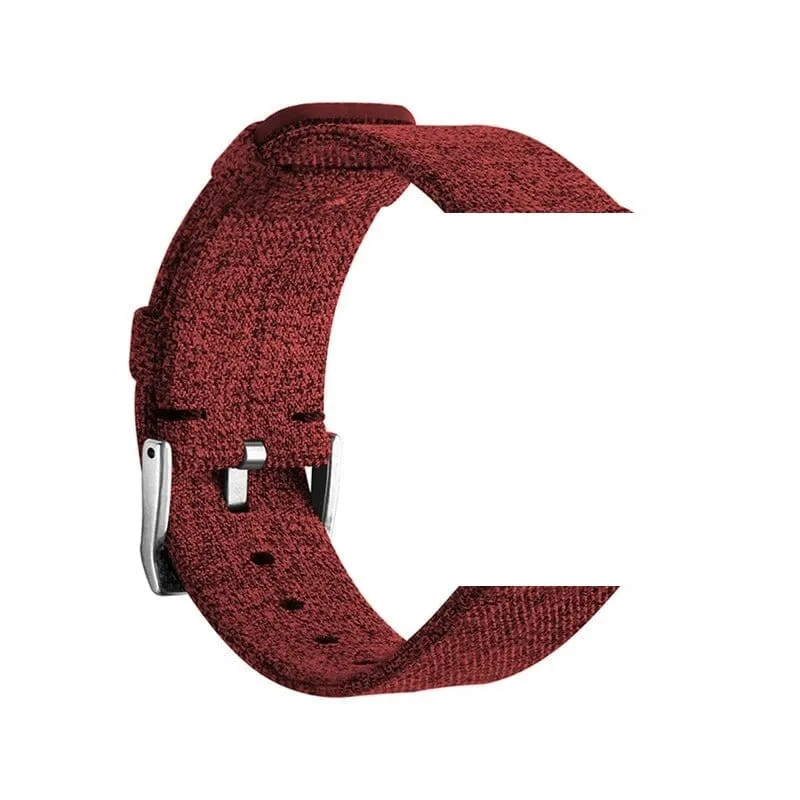 Stylish Canvas Watch Straps Compatible with Xiaomi Band 8 Pro