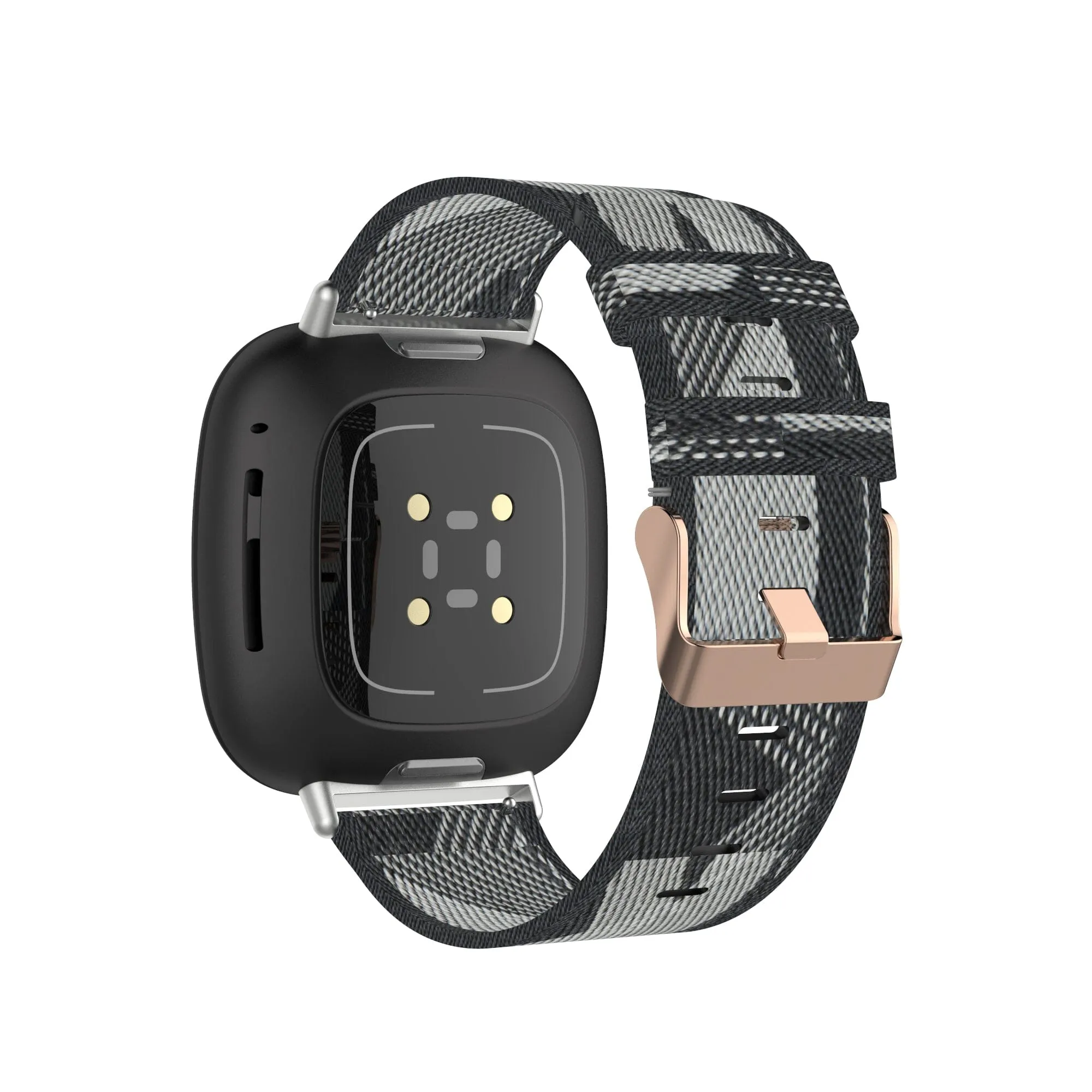 Stylish Canvas Watch Straps Compatible with Xiaomi Band 8 Pro