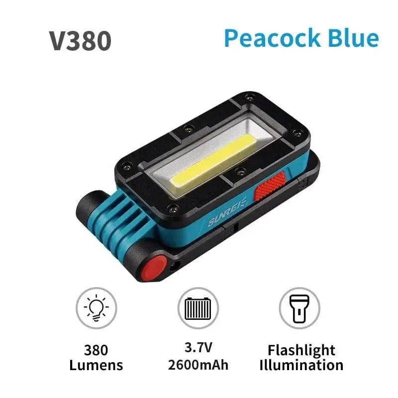 SUNREI V380 V1000  LED Work Light Auto Repair And Repair Super Bright Strong Light Camping Light Emergency Light Outdoor