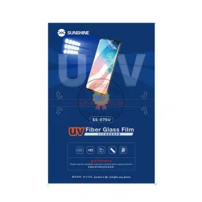 Sunshine SS-075U Universal Explosion-proof Film UV Curing Film Anti-drop High Hardness Screen Protector 25Pcs/Box