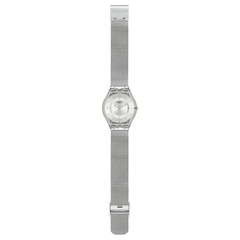 Swatch METAL KNIT AGAIN Watch SS08M100M