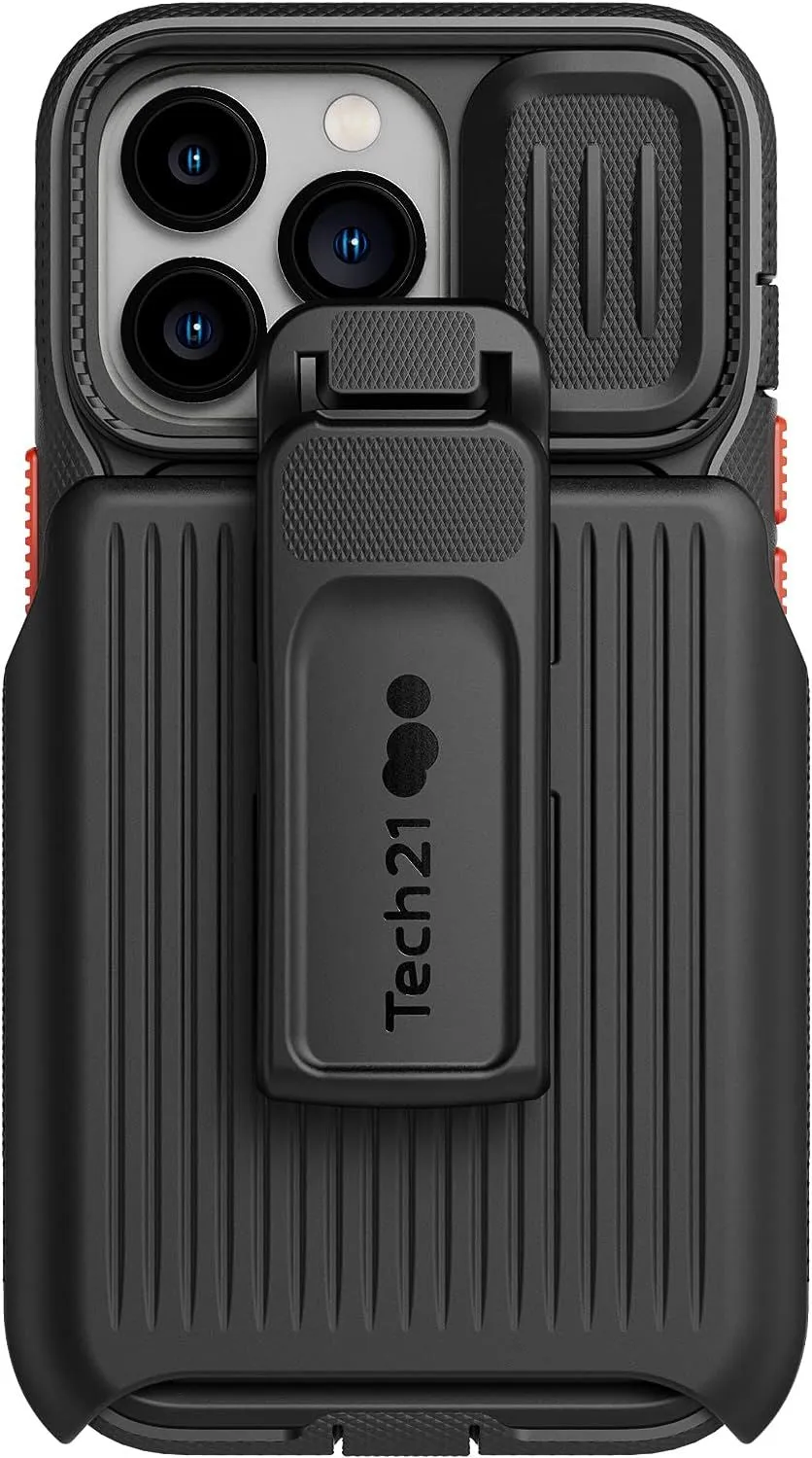 Tech 21 Evo Max Rugged Holster with MagSafe for iphone 12/13 Pro 6.1" Black T21-9202