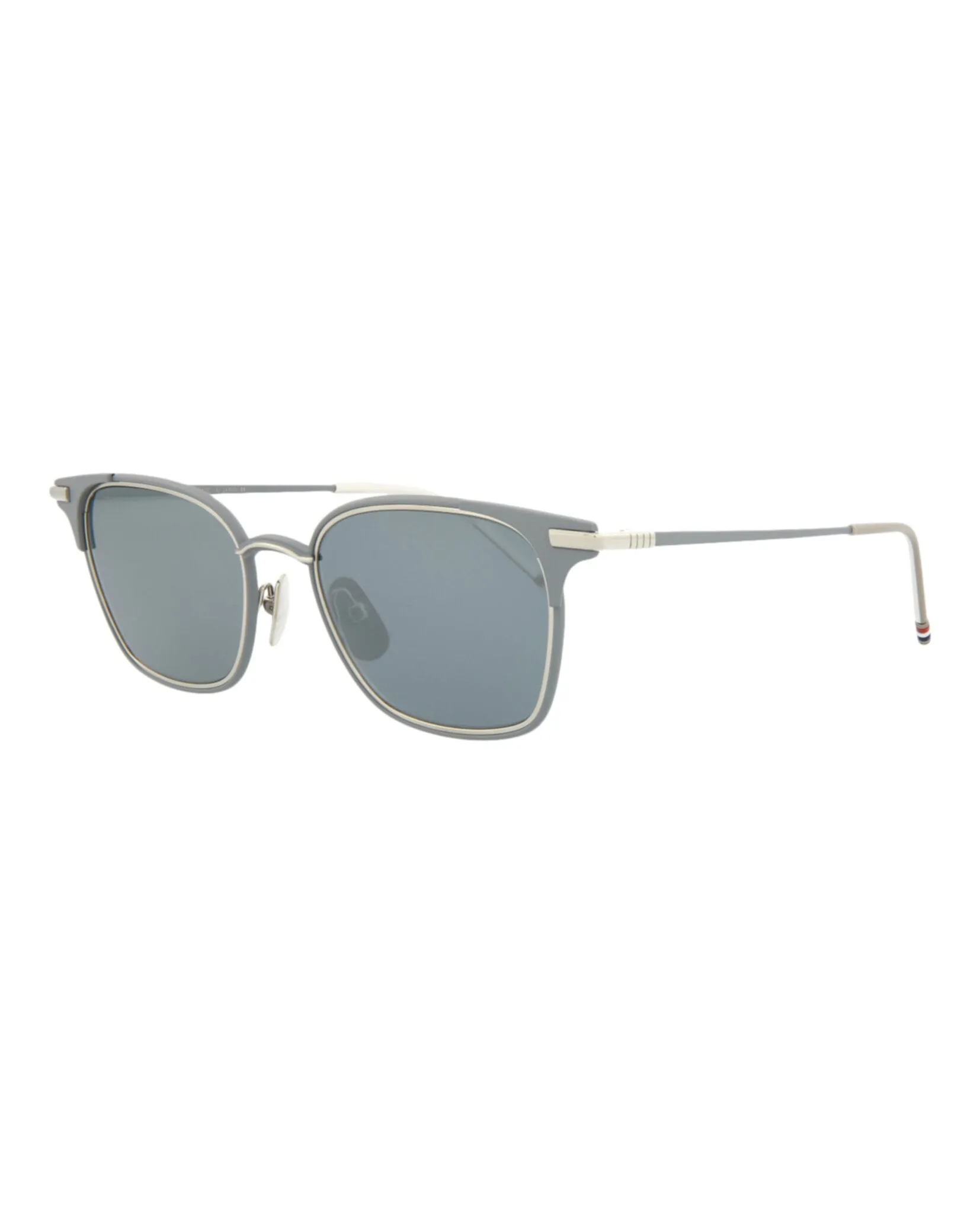 Thom Browne Square-Frame Metal Sunglasses