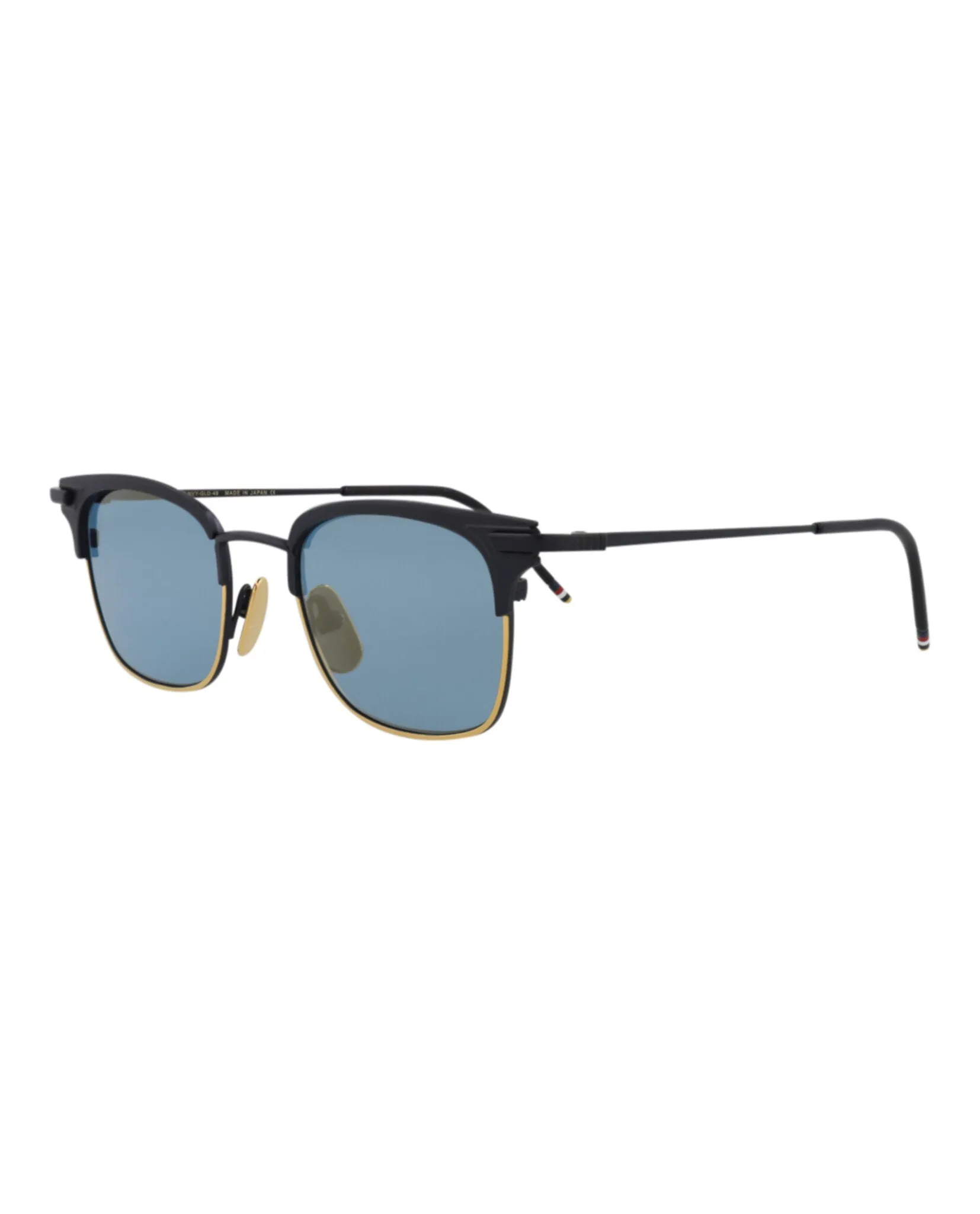 Thom Browne Square-Frame Metal Sunglasses