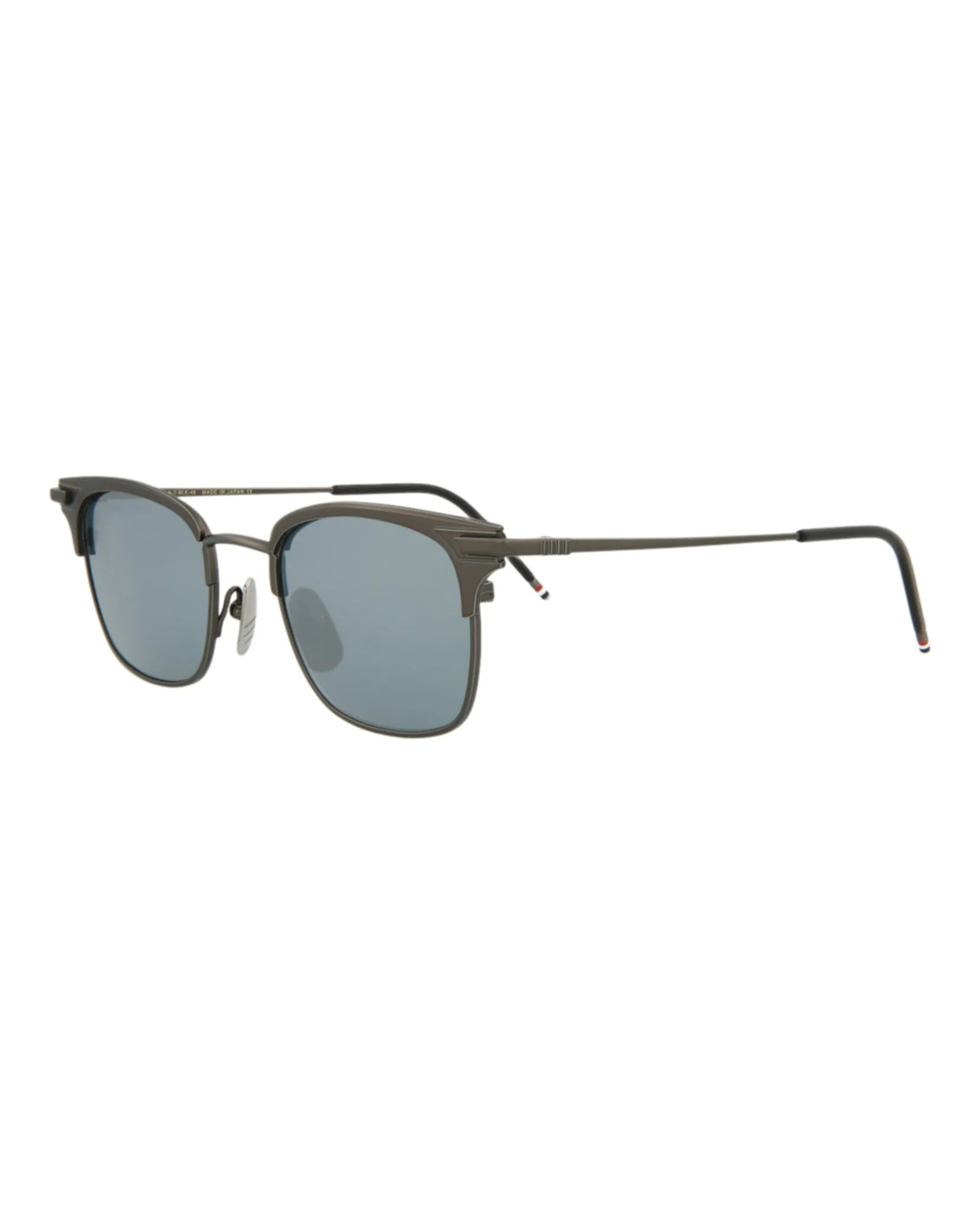 Thom Browne Square-Frame Metal Sunglasses