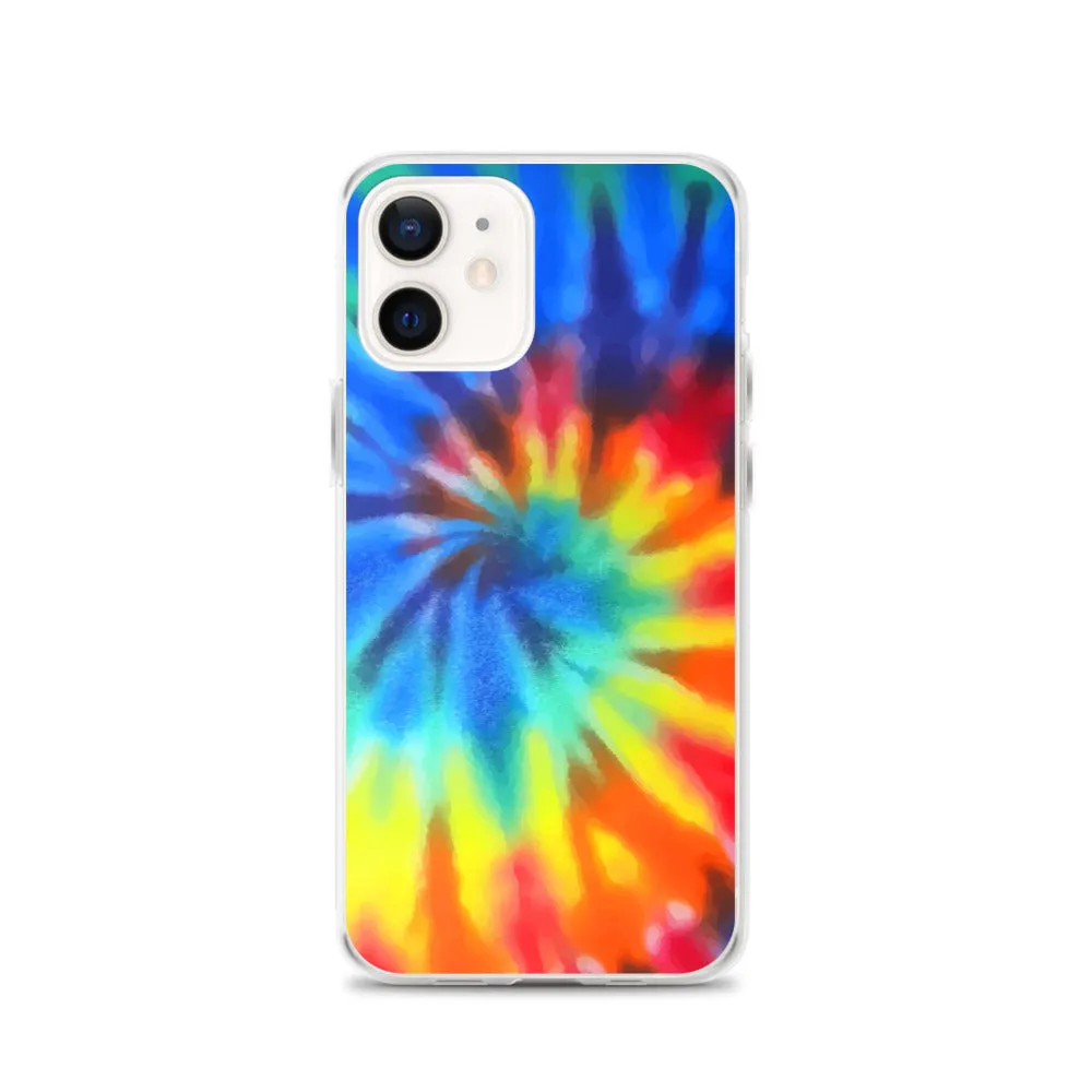 Tie Dye iPhone 15 14 13 Pro Max Case, Rainbow Cute Blue Red Cell Phone Gift Colorful iPhone 12 11 Mini SE XS XR X 7 8