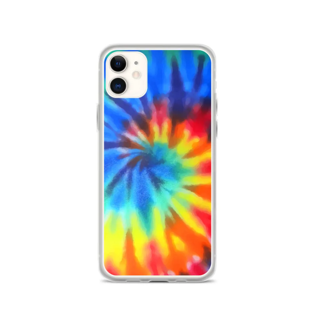 Tie Dye iPhone 15 14 13 Pro Max Case, Rainbow Cute Blue Red Cell Phone Gift Colorful iPhone 12 11 Mini SE XS XR X 7 8