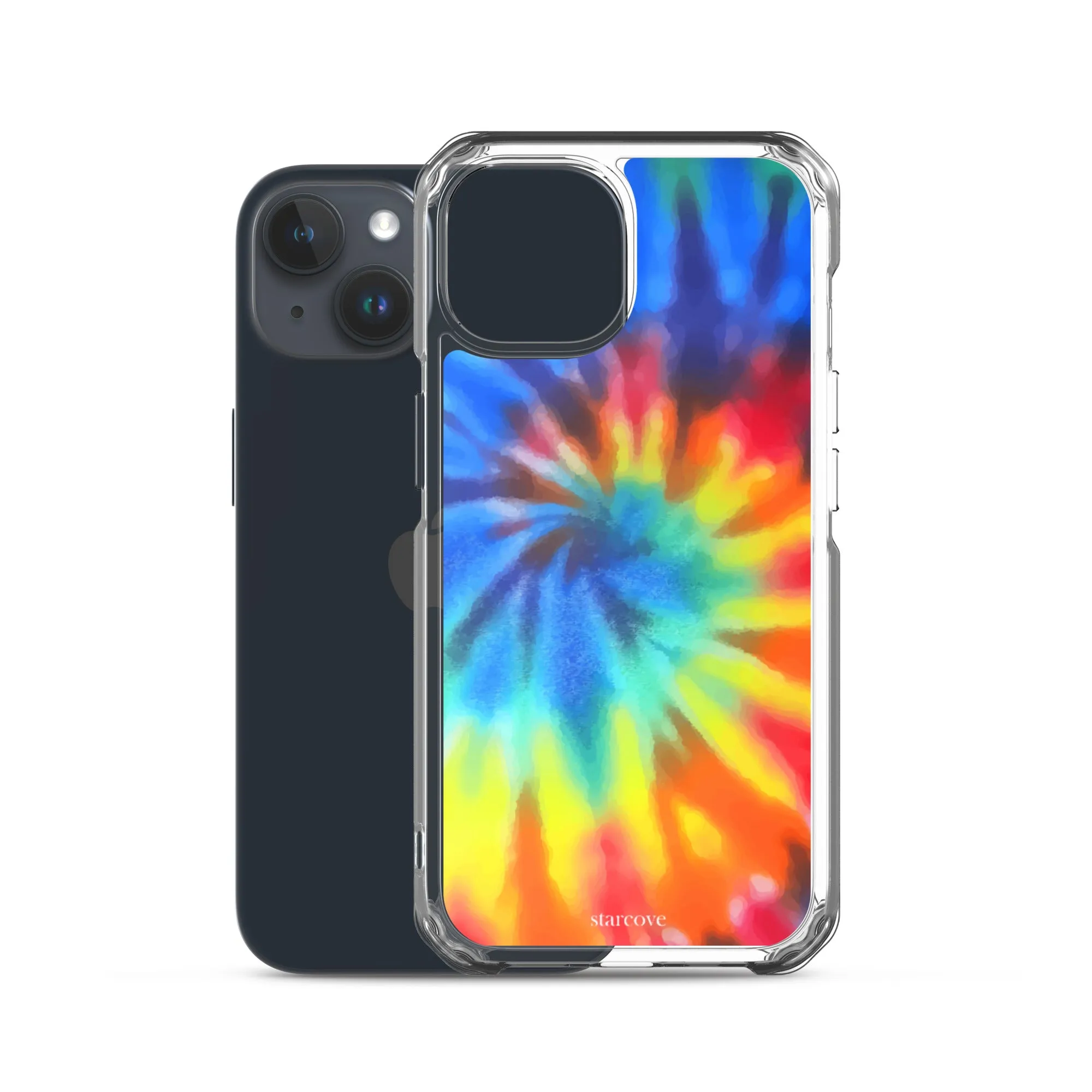 Tie Dye iPhone 15 14 13 Pro Max Case, Rainbow Cute Blue Red Cell Phone Gift Colorful iPhone 12 11 Mini SE XS XR X 7 8