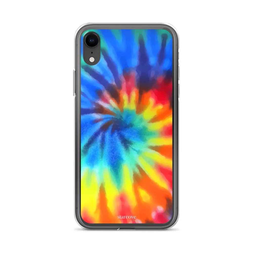 Tie Dye iPhone 15 14 13 Pro Max Case, Rainbow Cute Blue Red Cell Phone Gift Colorful iPhone 12 11 Mini SE XS XR X 7 8