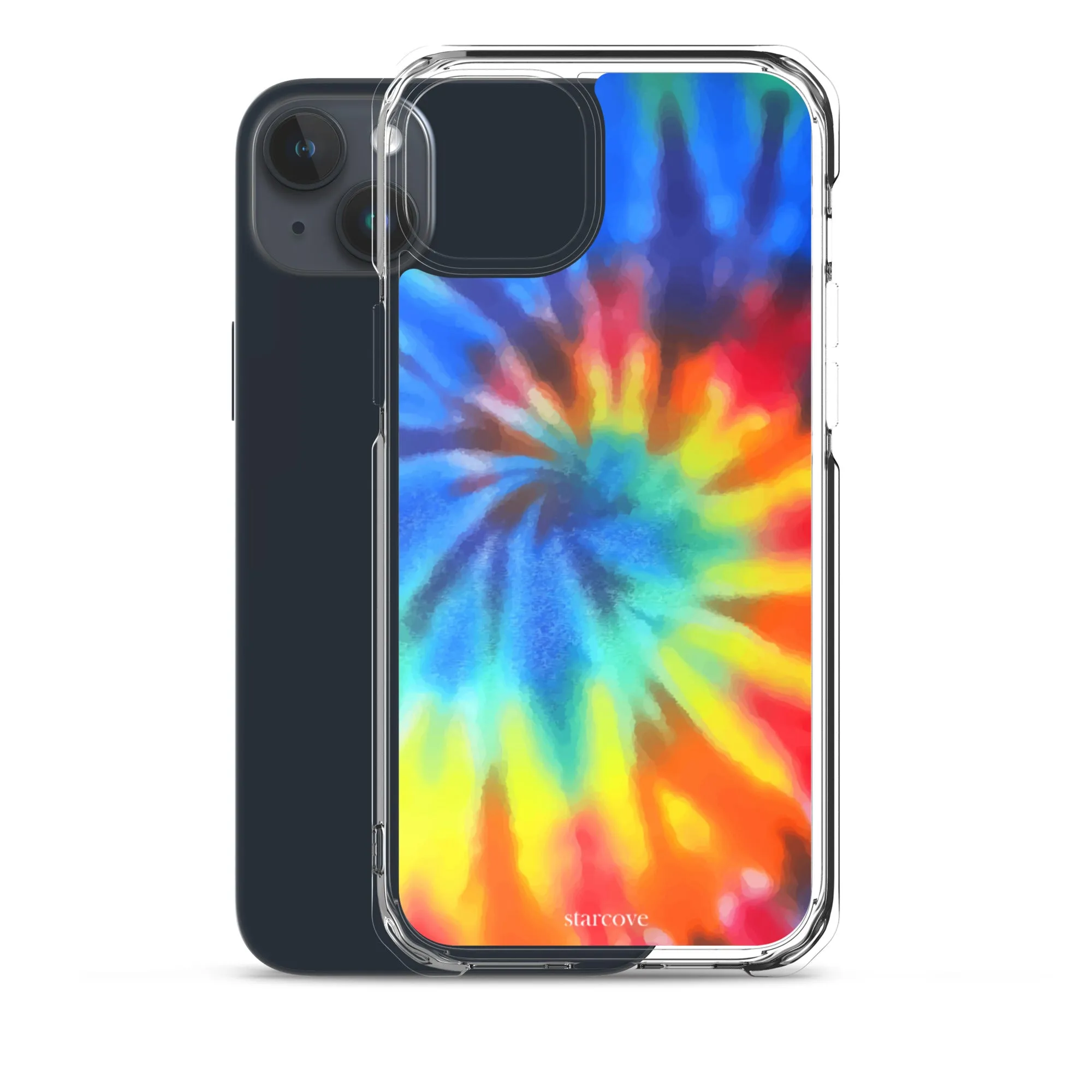 Tie Dye iPhone 15 14 13 Pro Max Case, Rainbow Cute Blue Red Cell Phone Gift Colorful iPhone 12 11 Mini SE XS XR X 7 8