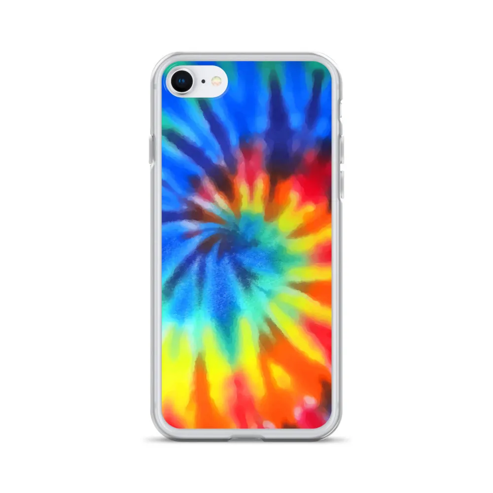 Tie Dye iPhone 15 14 13 Pro Max Case, Rainbow Cute Blue Red Cell Phone Gift Colorful iPhone 12 11 Mini SE XS XR X 7 8