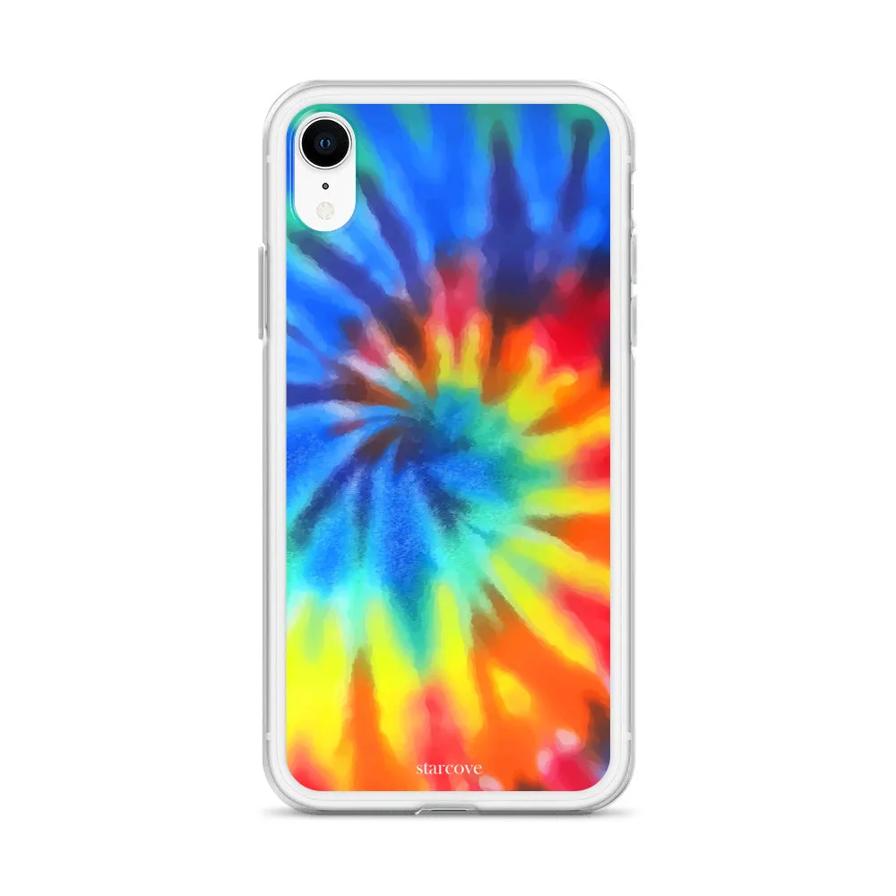 Tie Dye iPhone 15 14 13 Pro Max Case, Rainbow Cute Blue Red Cell Phone Gift Colorful iPhone 12 11 Mini SE XS XR X 7 8